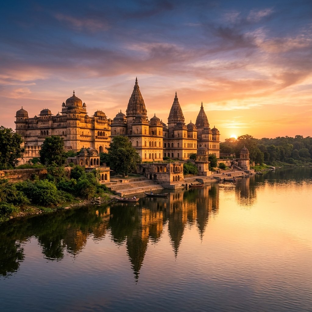 Bundelkhand Royal Trail: Orchha Palaces & Khajuraho Temples