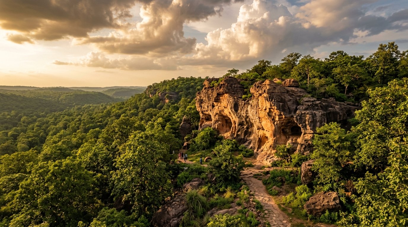Central Madhya Pradesh Delights: Bhopal, Bhimbetka Rock Shelters & Pachmarhi