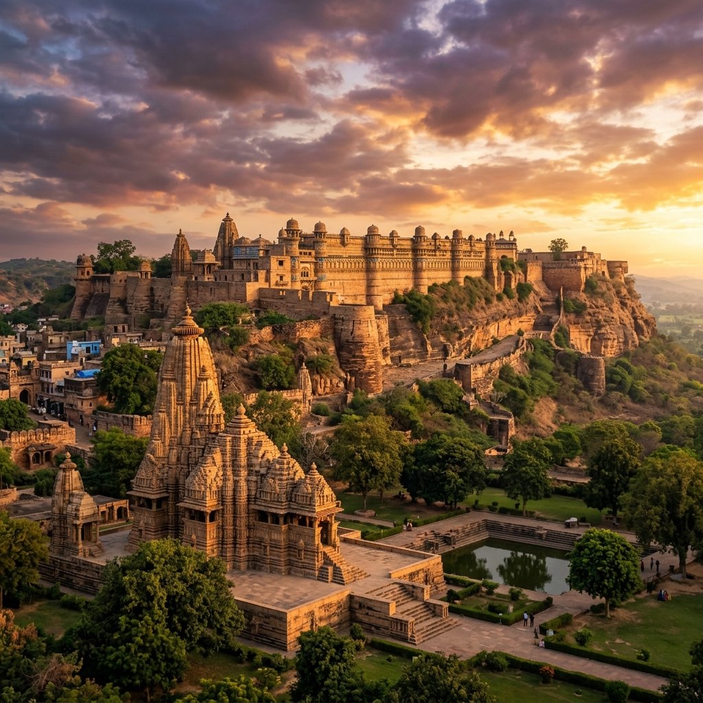 Heart of Central India: Gwalior Fort, Orchha & Khajuraho Heritage Odyssey