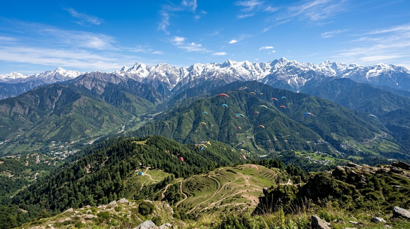 Himalayan Skies: Dharamshala, McLeodganj & Bir Billing Paragliding